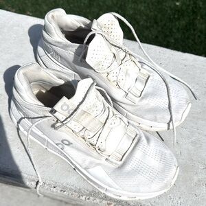 On Running Cloudnova 2 White Athletic Shoes